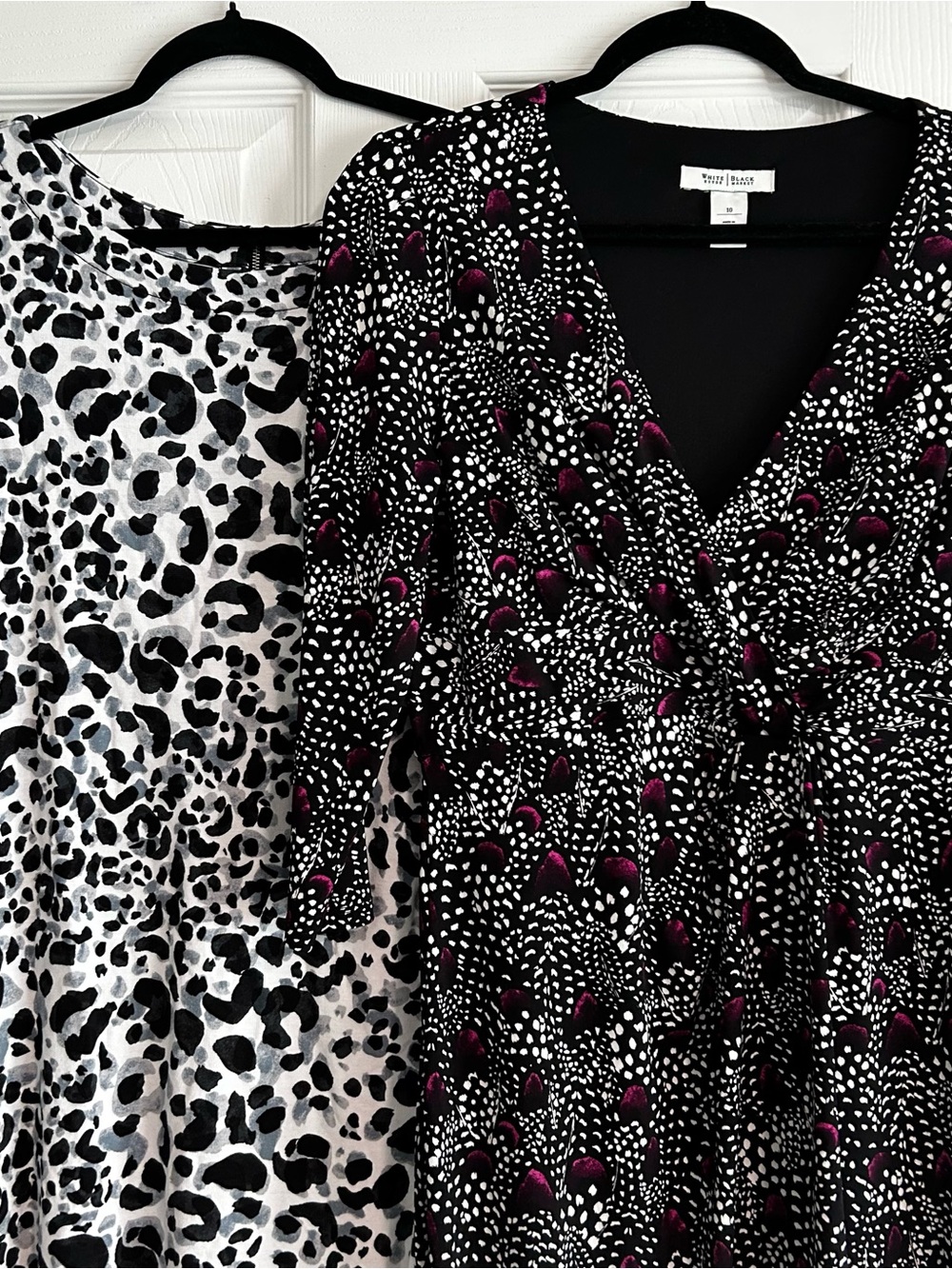 Bundle 2 Dresses Tommy Bahama Leopard Dress White House Black Market Dress - Picture 2 of 6